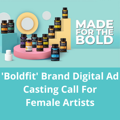 'Boldfit' brand digital ad casting call from BSH Casting Agency