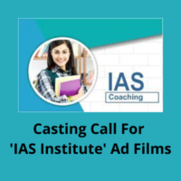 Casting call for 'IAS Institute' ad films from NextScreen Casting Agency