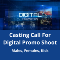 Casting call for digital promo shoot