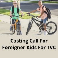 Casting call for foreigner kids for TVC from Breakthrough Talents