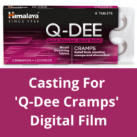 Casting for 'Q-Dee Cramps' digital film from BSH Casting Agency