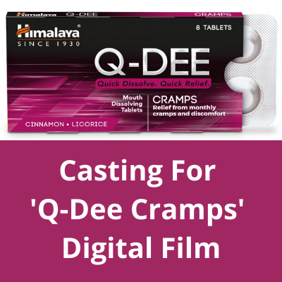 Casting for 'Q-Dee Cramps' digital film from BSH Casting Agency