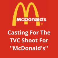 Casting for the TVC shoot for ''McDonald's'' from Suraj Singh Mas Films