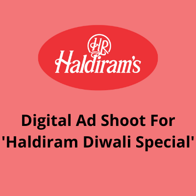 Digital ad shoot for 'Haldiram Diwali Special'