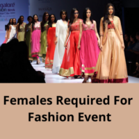 Females required for a fashion event
