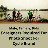 Foreigners required for photo shoot