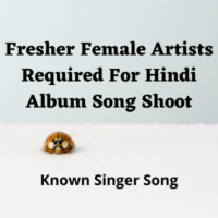 Fresher artists for Hindi album song shoot