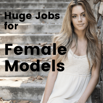 Huge job opportunities for female models: movies, event, modeling