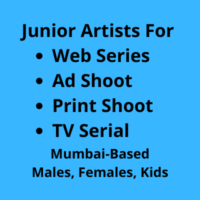 Junior artists for web series ad print shoots