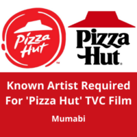 Known artist required for 'Pizza Hut' TVC