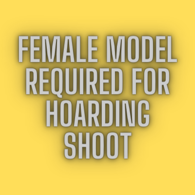 Model required for hoarding shoot