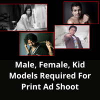 Models are required for print ad shoot