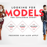Professional models for catalogue shoot