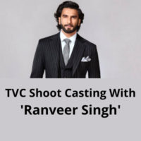 TVC shoot casting with 'Ranveer Singh' from Creative Casting Group