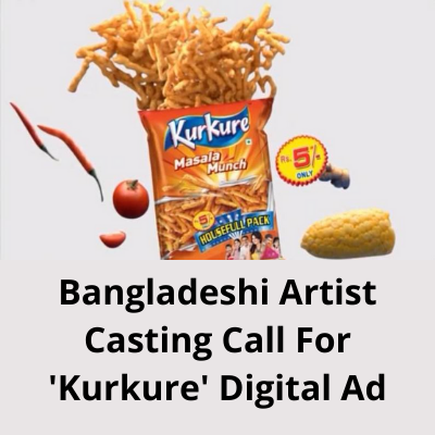 Artists casting call for 'Kurkure' digital ad from BSH Casting Agency