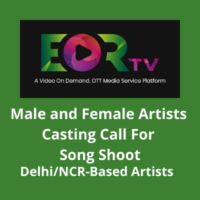 Artists casting call for a song shoot from Bajaj Casting Agency