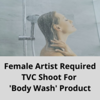 Female artist required for a TVC shoot