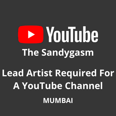 Lead artist required for a YouTube channel