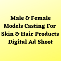 Models casting for skin & hair products ad from HRKP Casting
