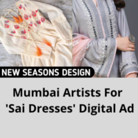 Mumbai artists for 'Sai Dresses' digital ad casting from BSH Agency