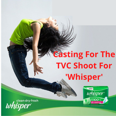 Casting for the TVC shoot for 'Whisper'