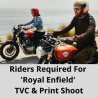 Riders required for 'Royal Enfield' TVC shoot