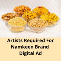Artists required for Namkeen brand digital ad