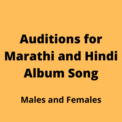 Auditions for Marathi and Hindi album song