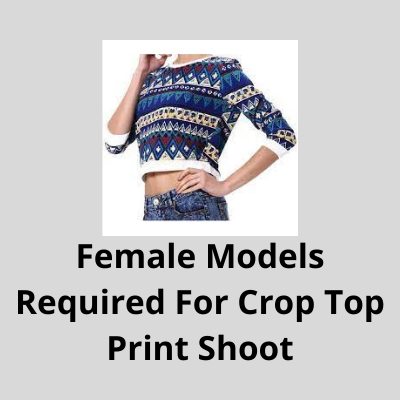 Models required for garment print shoot
