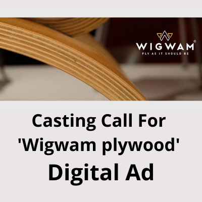 Casting call for 'Wigwam plywood' digital ad from BSH Casting Agency