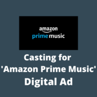 Casting for 'Amazon Prime Music' digital ad from Parshv Mediaa