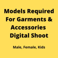 Models for garments & accessories digital shoot
