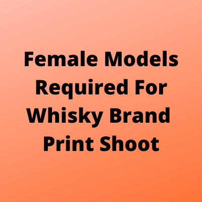 Models required for whisky brand print shoot