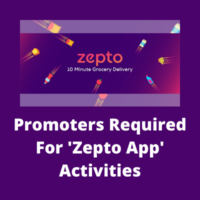 Promoters required for 'Zepto App' activities