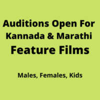 Audition for Kannada & Marathi feature films