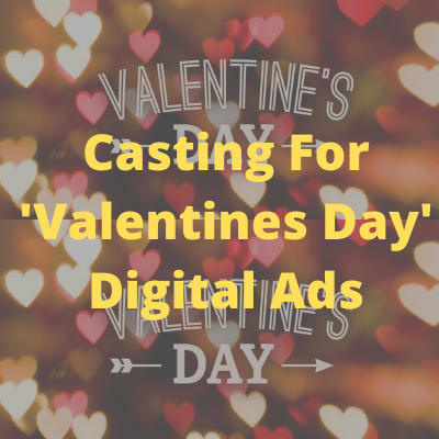 Casting for 'Valentines day' digital ads from NextScreen Casting Agency