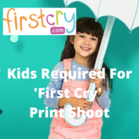 Kids required for 'First Cry' print shoot