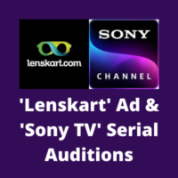 'Lenskart' ad & 'Sony TV' serial auditions