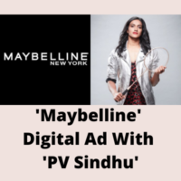 'Maybelline' digital ad with 'PV Sindhu' casting from BSH Casting Mumbai
