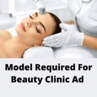 Model required for beauty clinic ad