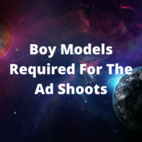 Models required for the ad shoots