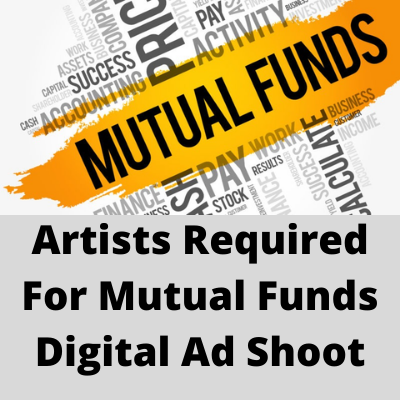Artists for Mutual funds digital ad shoot