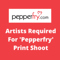 Artists required for 'Pepperfry' print shoot