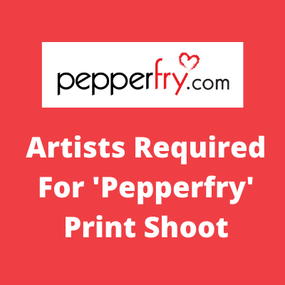 Artists required for 'Pepperfry' print shoot