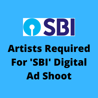 Artists required for 'SBI' digital ad shoot
