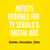 Artists required for TV serials & digital ads