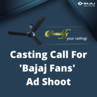 Casting call for 'Bajaj Fans' ad shoot from Parshv Mediaa