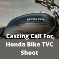 Casting call for Honda bike TVC shoot