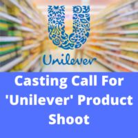 Casting call for 'Unilever' product TVC from Asha Films Casting Company 