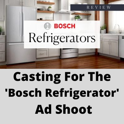 Casting for the 'Bosch Refrigerator' ad from Ajay Nayak Casting